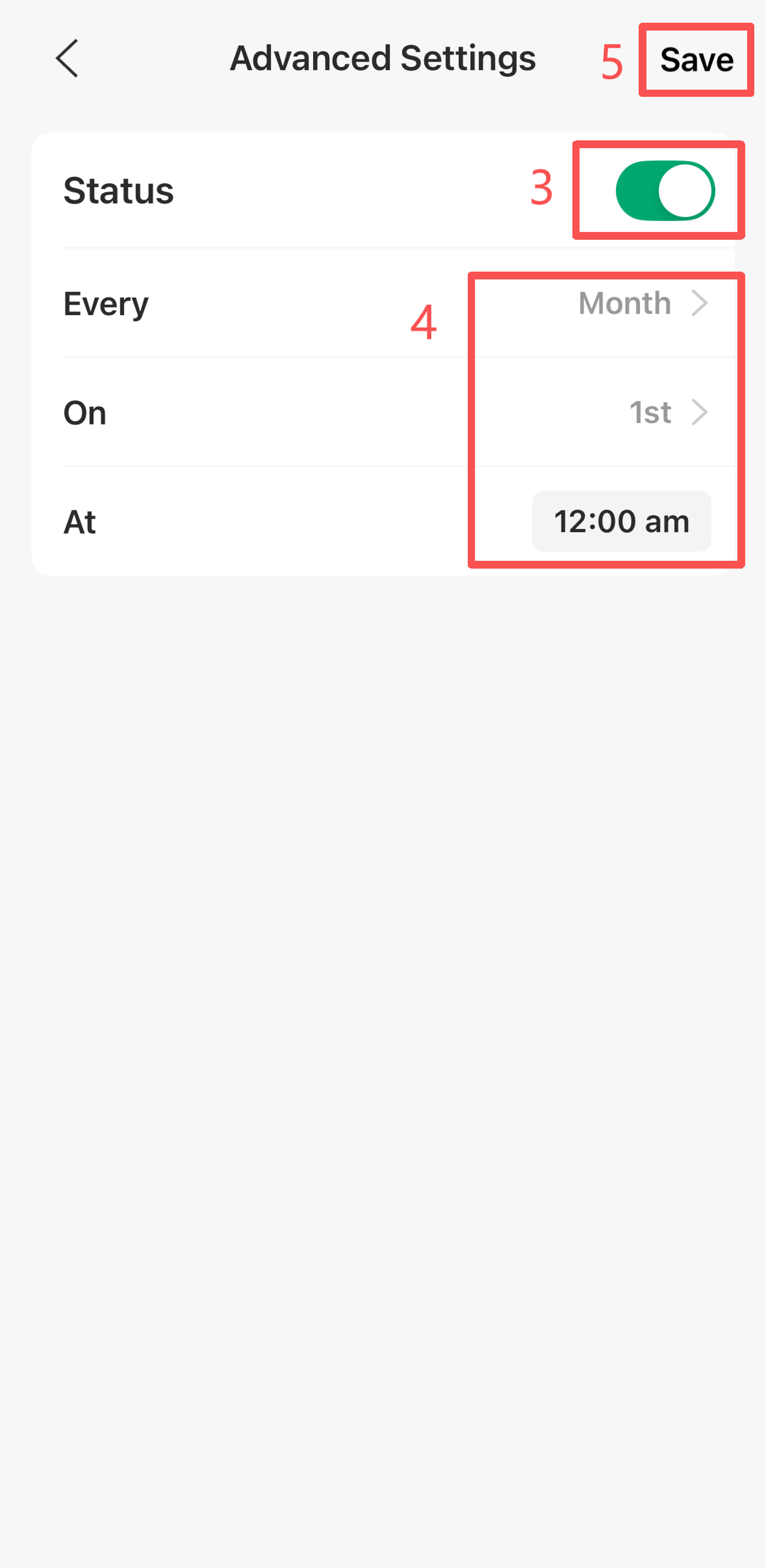 Set manual schedule in Omada app based on your needs.