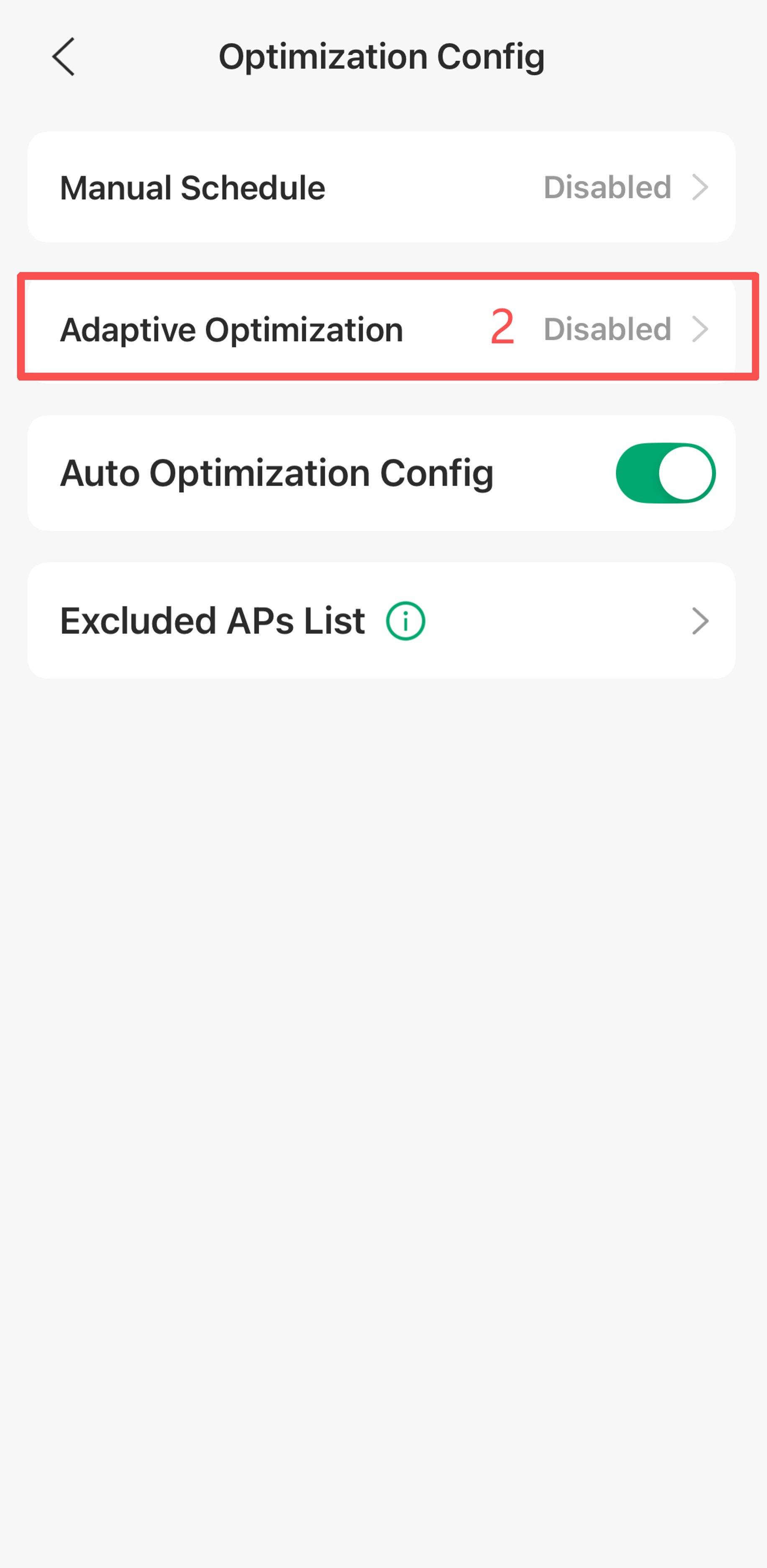 Choose Adaptive Optimization which is disabled by default.