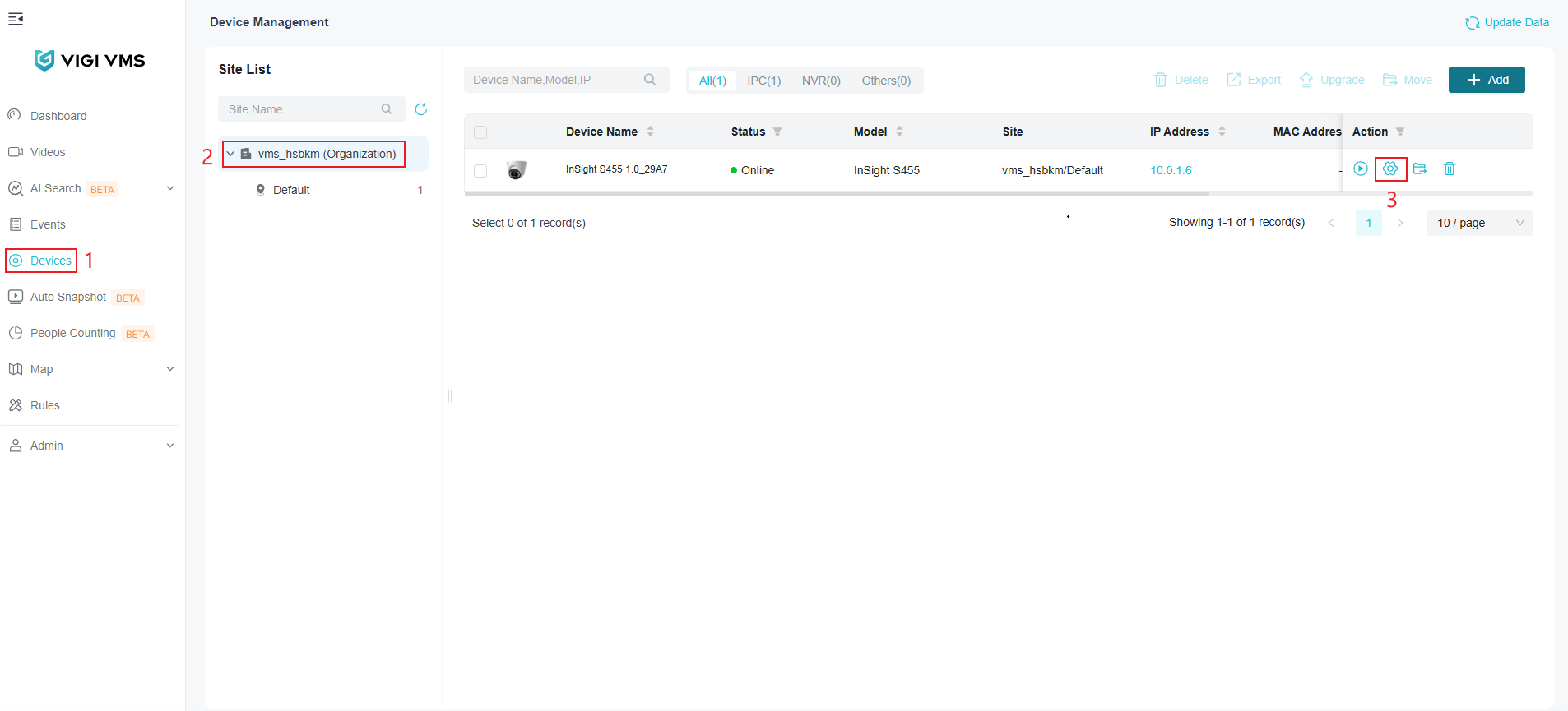 Navigate to the Edit menu of the IPC.