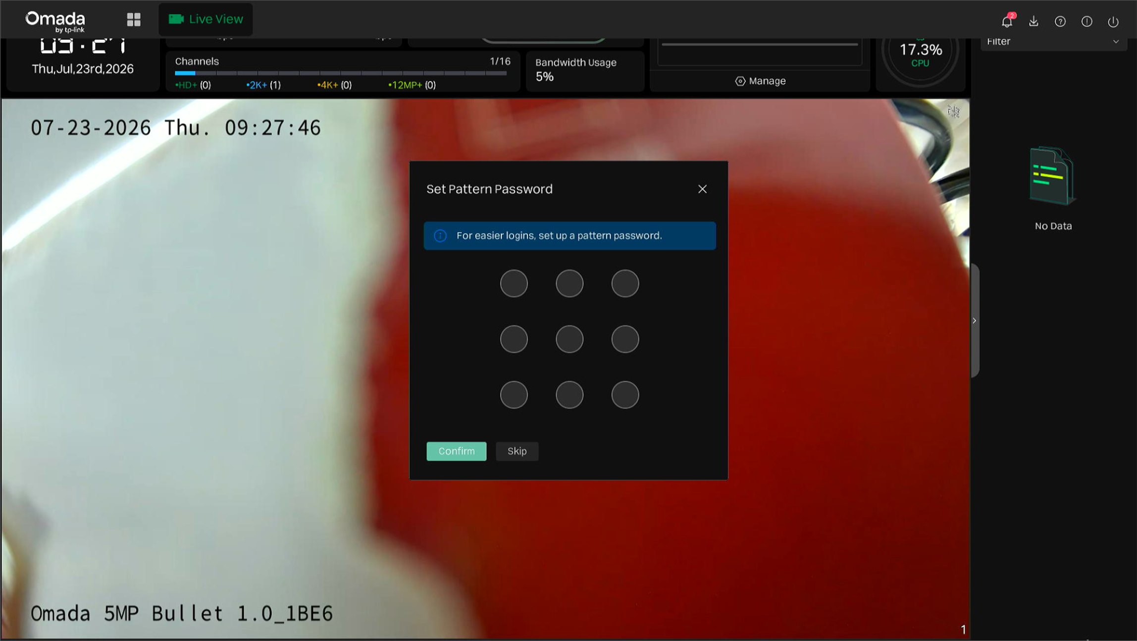 Steps to set gesture password.