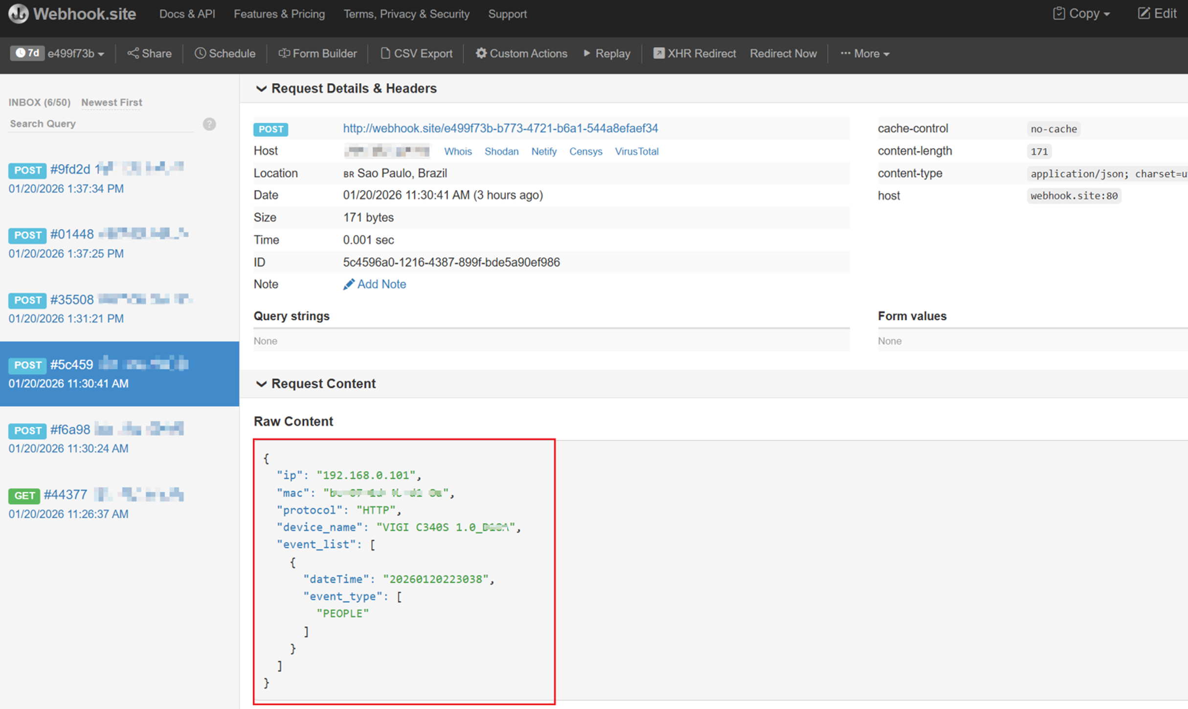 Verify whether the server’s parsing results are correct.