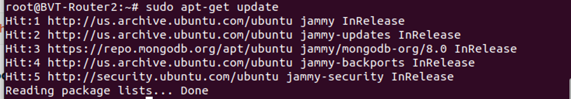 Terminal shows to enter sudo apt-get update.