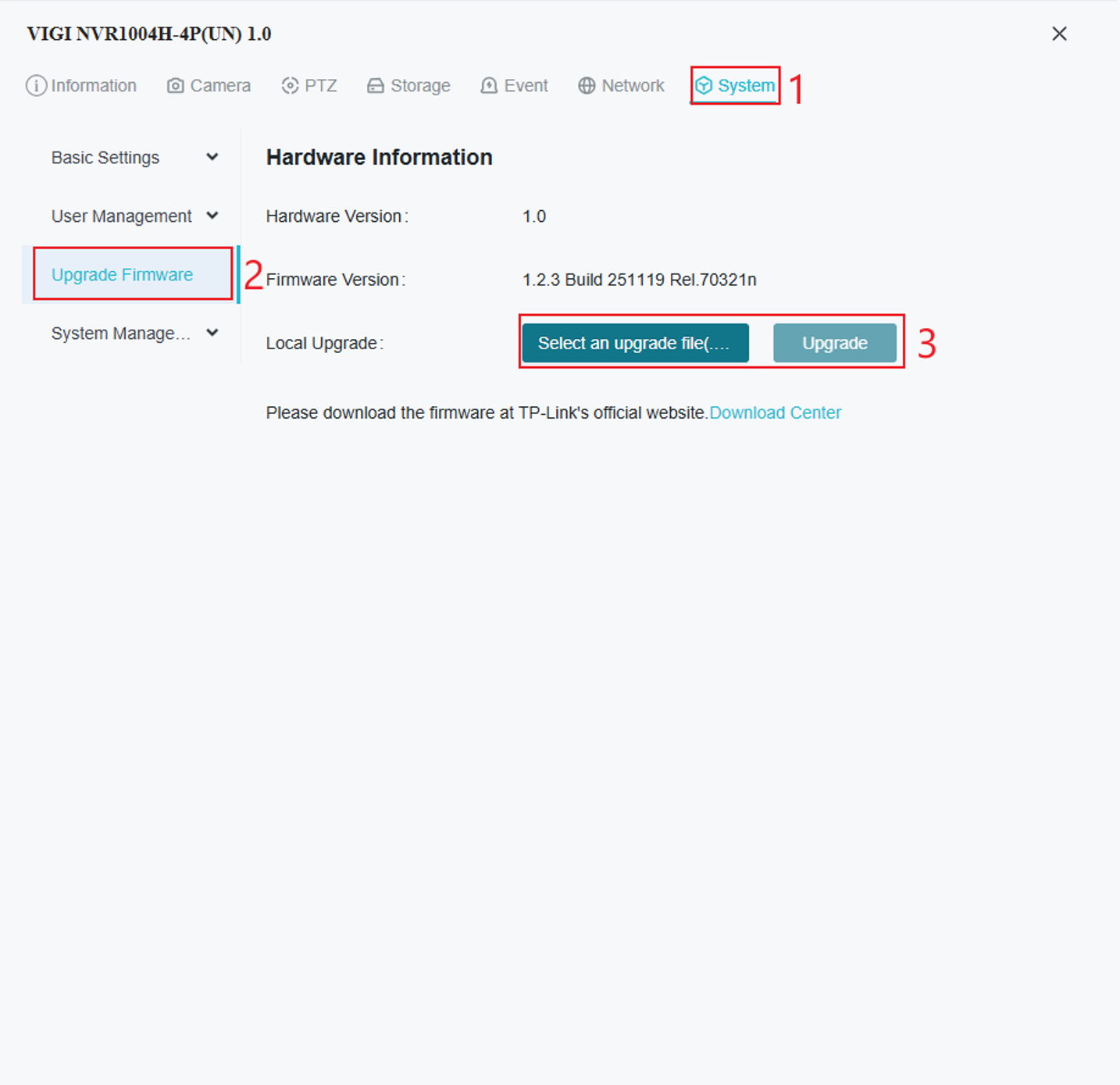Upgrade the firmware of the NVR.