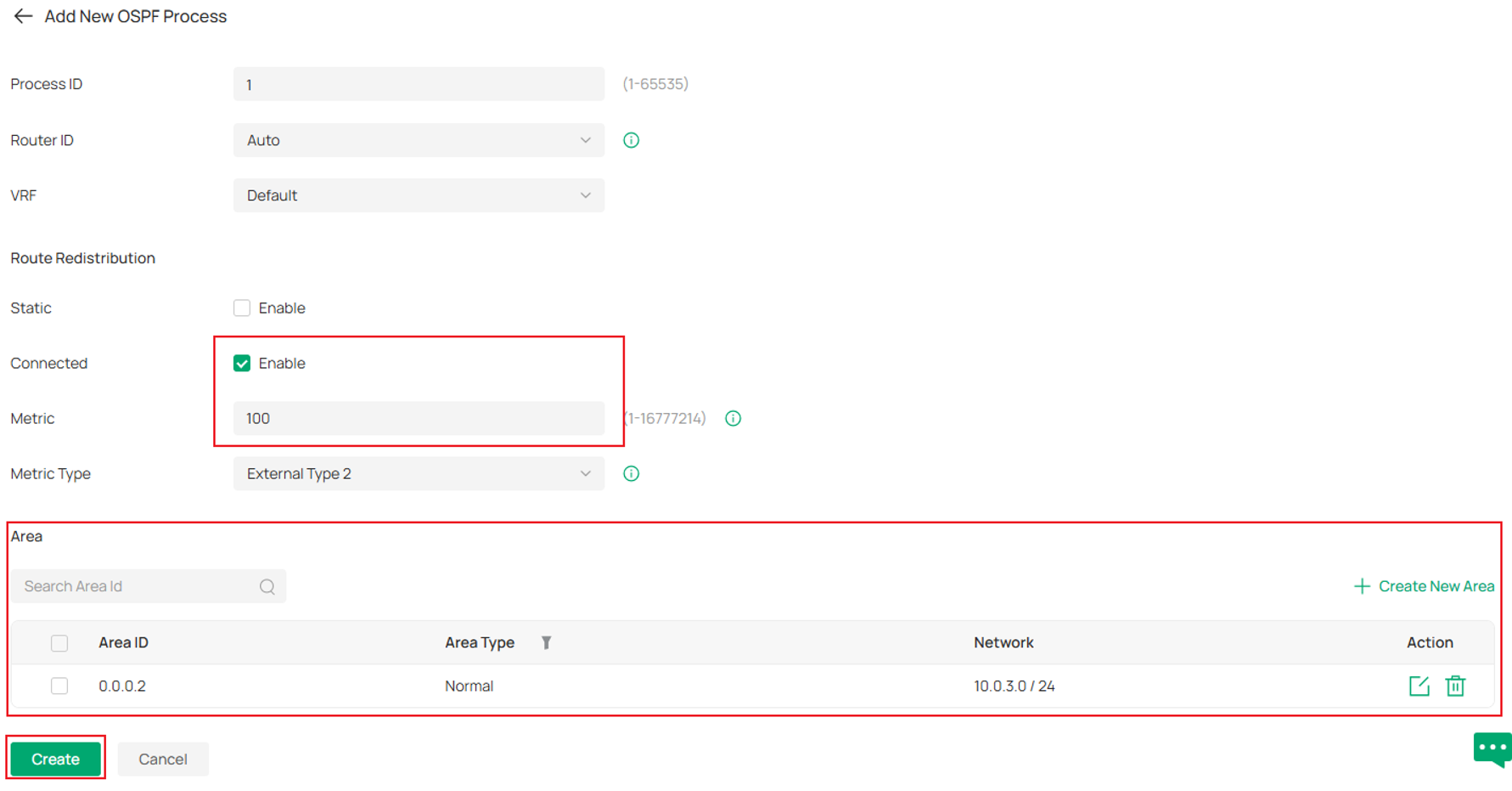 Show SW4 OSPF configuration page.