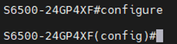 Omada switch CLI enters global configuration mode after Controller disconnection.