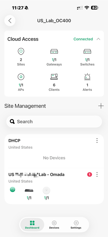 Launch the Controller in Omada App