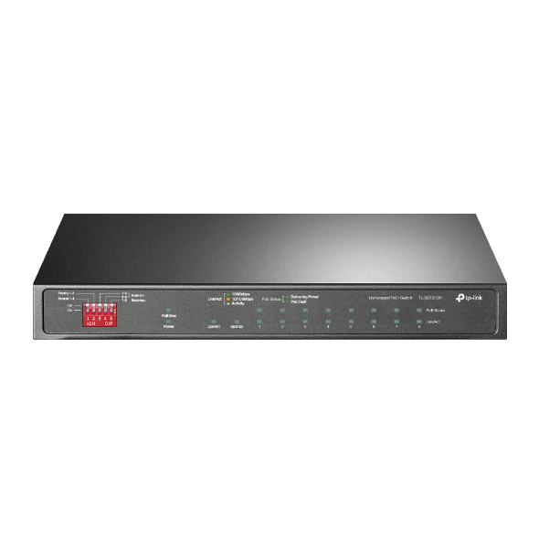 10-Port Gigabit Desktop Switch with 8-Port PoE+