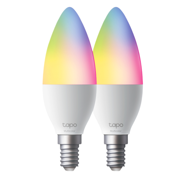 Smarte Glühbirne, vielfarbig, Sockel E14