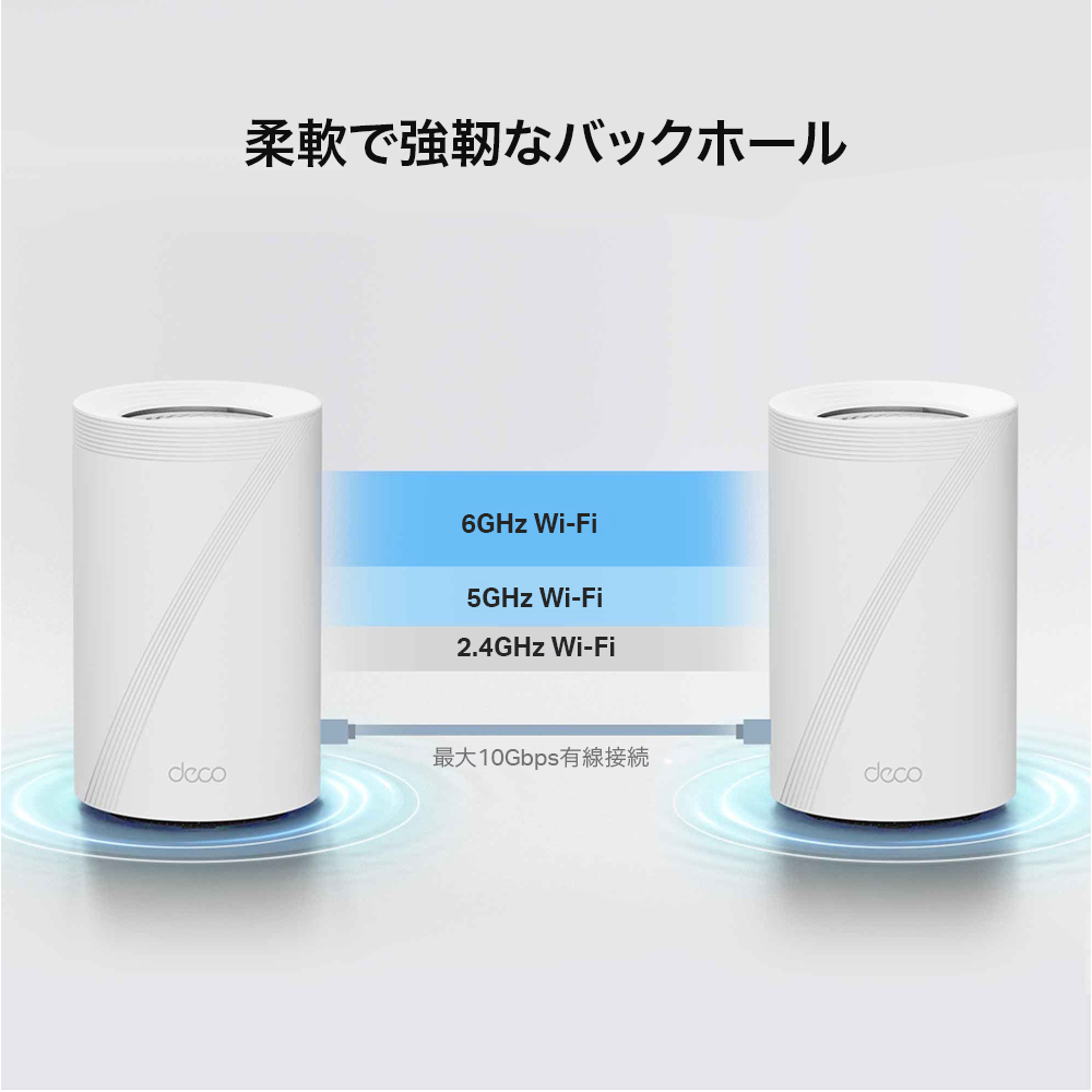 Deco BE75 | BE17000 トライバンドメッシュWi-Fi 7システム | TP-Link 日本