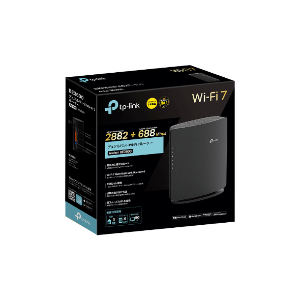 Archer BE3600 | BE3600デュアルバンドWi-Fi 7ルーター | TP-Link 日本