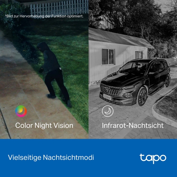 Solarbetriebenes dual lens Pan/Tilt Sicherheitskamera-Kit 11