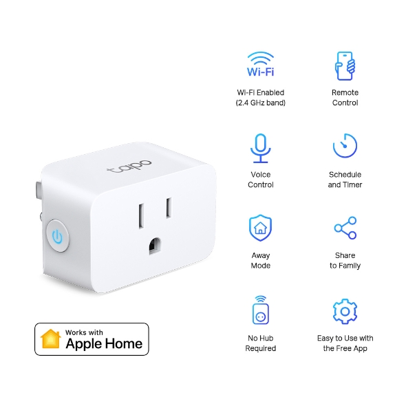 Enchufe Inteligente Tp-Link Smart Wifi Tapo P125 HomeKit Alexa Google TP  LINK