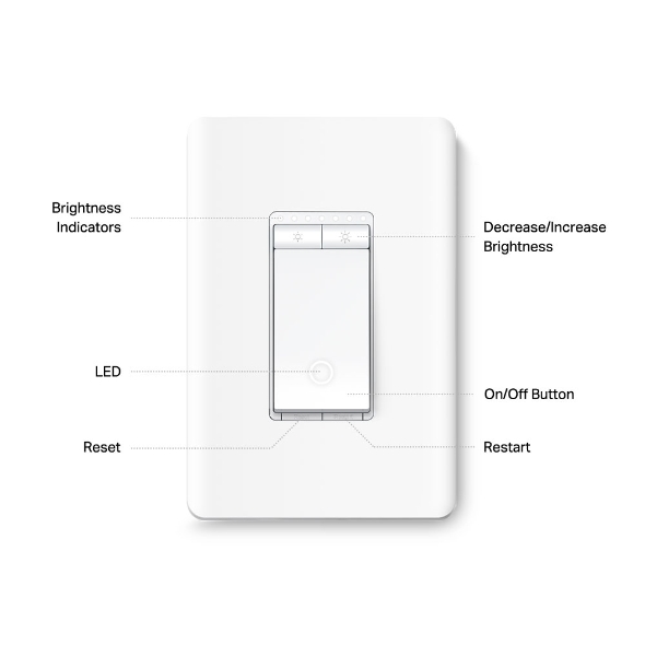 TP-Link Smart Wi-Fi Light Switch, Dimmer, Matter Tapo S505D