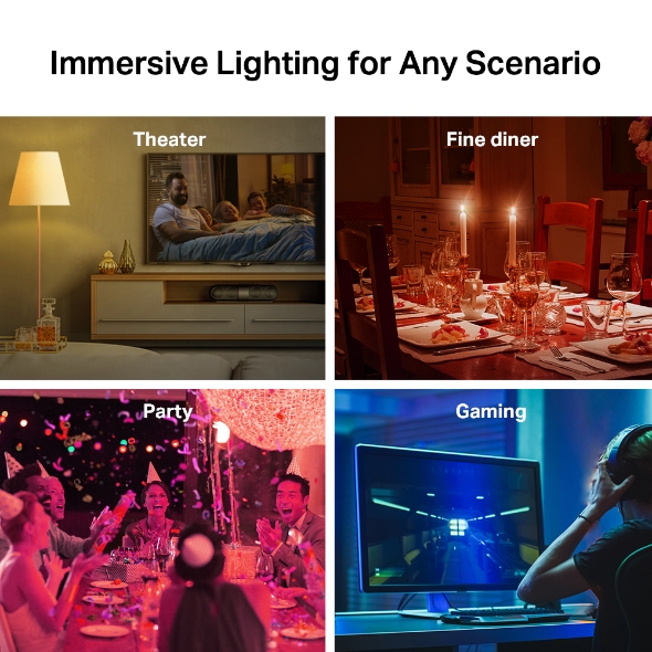 Lâmpada Inteligente Wi-Fi com ajuste de Cor (2-pack) 1