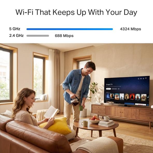 Deco 7 BE5000 Whole Home Mesh WiFi 7 System 7