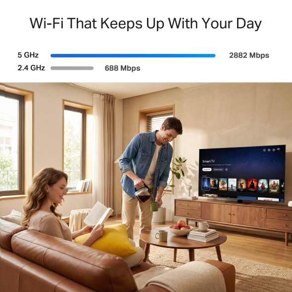 Deco 7 BE3600 Whole Home Mesh WiFi 7 System 7