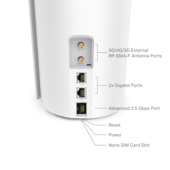 Deco X50-5G  5G AX3000 Whole Home Mesh WiFi 6 Gateway