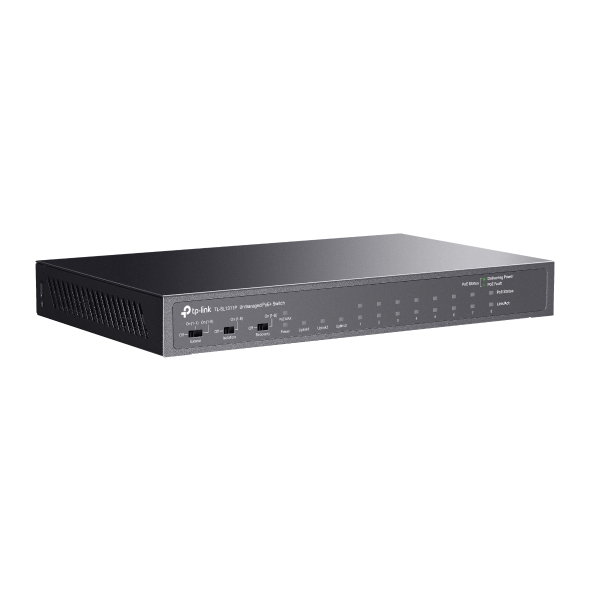 8-Port 10/100Mbps + 3-Port Gigabit Desktop Switch with 8-Port PoE+ 3