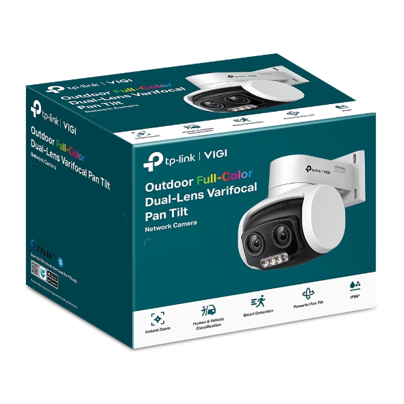 VIGI 4MP 戶外型全彩雙鏡頭變焦旋轉式監視器/商用網路監控攝影機 9