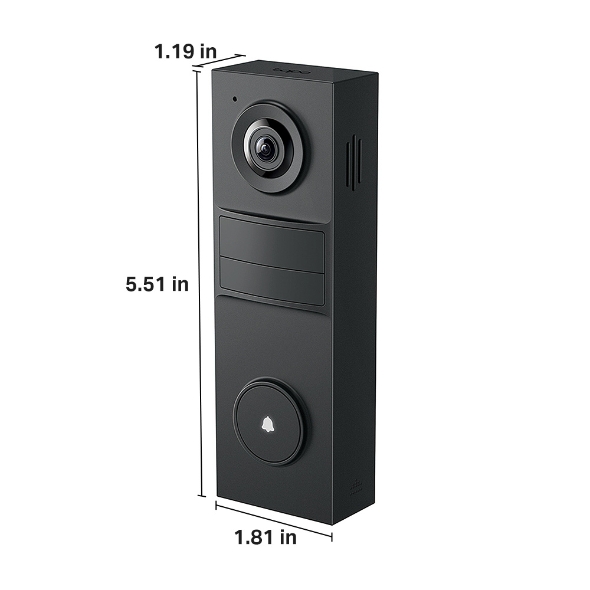 2K Battery Video Doorbell with microSD 3