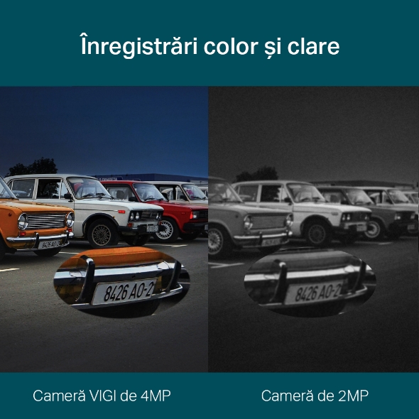 Cameră de supraveghere pentru exterior, Full-Color și cu funție Pan/Tilt 4