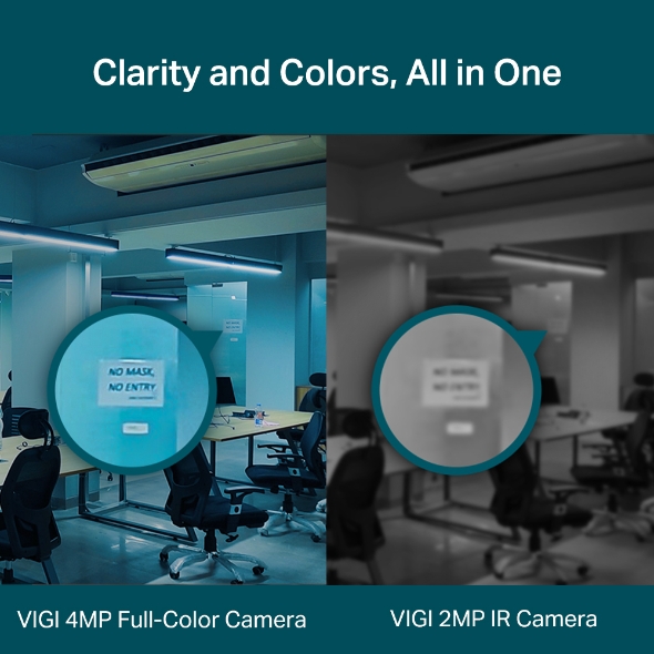 VIGI 4MP Full-Color Turret Network Camera 4
