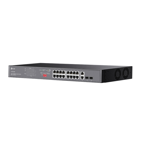 ギガビットポート×18 ラックマウントスイッチ(PoE+ポート×16搭載) 4