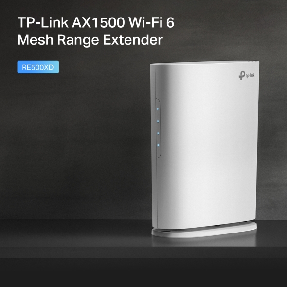 Repetidor Wi-Fi 6 AX1500 de Sobremesa con Puerto Gigabit 4