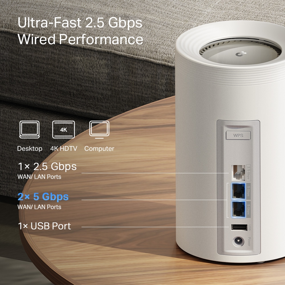 Deco BE65 Pro BE9300 Whole Home Mesh Wifi 7 systeem TP Link Nederland