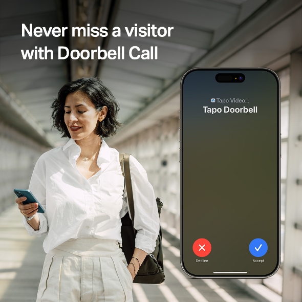 2K Battery Video Doorbell with microSD 8