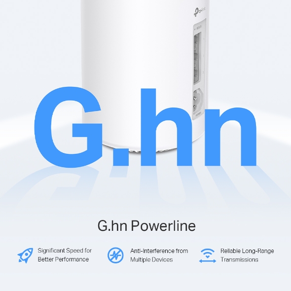 Sistema Mesh Wi-Fi 6 AX3000 + Powerline G1500  5