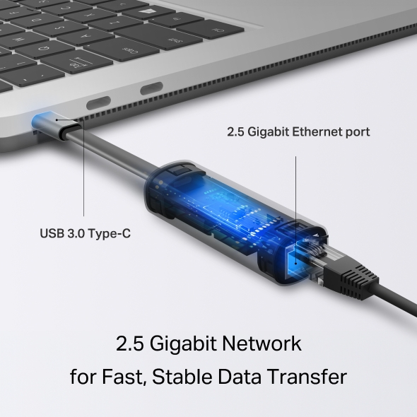 USB Type-C to 2.5 Gigabit Ethernet Network Adapter 3