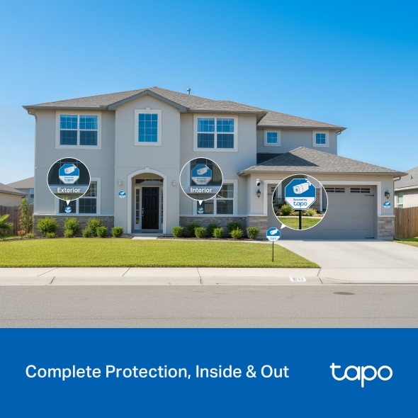 Tapo Security Sign & Sticker Pack 6