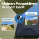 Solarbetriebene Dual-Objektiv Schwenk-/Neige Sicherheitskamera Kit 6
