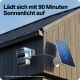 Solarbetriebene Dual-Objektiv Schwenk-/Neige Sicherheitskamera Kit 7