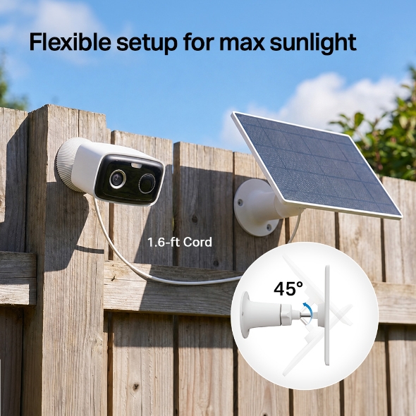 Solar-Charged Security Camera with microSD 13