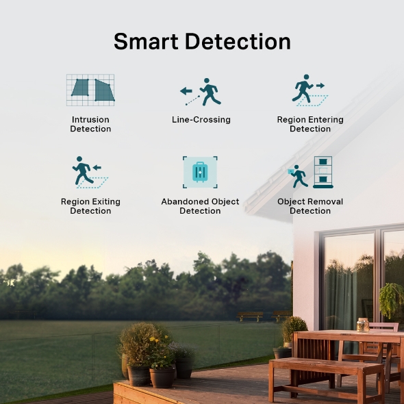 VIGI 4MP Outdoor Full-Color Dual-Lens Varifocal Pan Tilt Network Camera