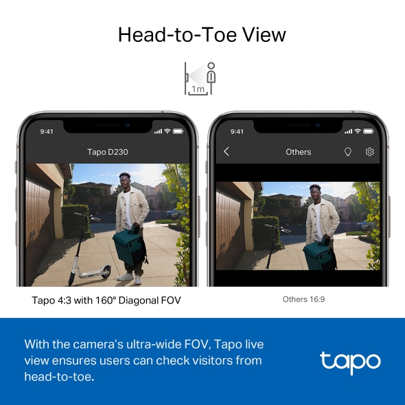 Tapo Smart Battery Video Doorbell 4