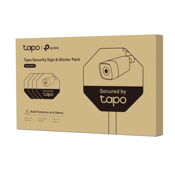 Tapo Security Sign & Sticker Pack 7