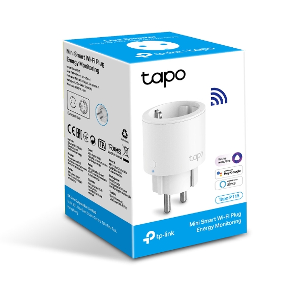 TP-Link Tapo P115 - Mini Slimme Stekker - Smart Plug - Wifi Stopcontact -  Energiebewaking