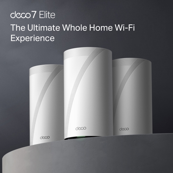 Deco 7 Elite BE33000 Quad-Band Whole Home Mesh WiFi 7 System 1