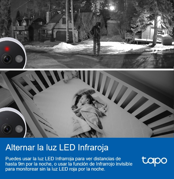 Cámara de Vigilancia Wi-Fi con Modo Infrarrojo Invisible y Detección IA Avanzada 7