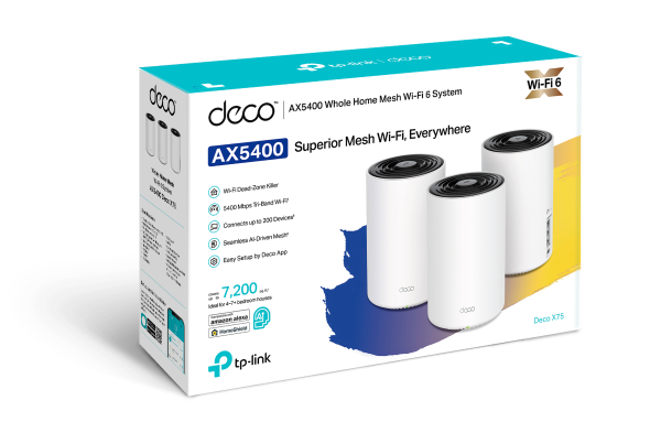 Deco X75 | AX5400 Tri-Band Mesh Wi-Fi 6 System | TP-Link Singapore