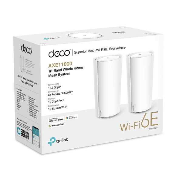 Deco XE200 | AXE11000 Whole Home Mesh Wi-Fi 6E System | TP-Link