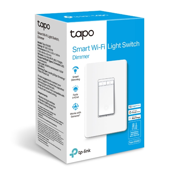 Interruptor Smart Wi-fi Con Dimmer Tp-link Tapo S500d Tz