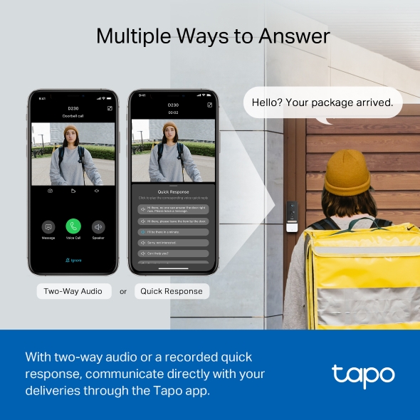 Tapo Smart Battery Video Doorbell 8