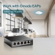Switch Fast Ethernet de Mesa de 5 Portas com 4 Portas PoE+ 9