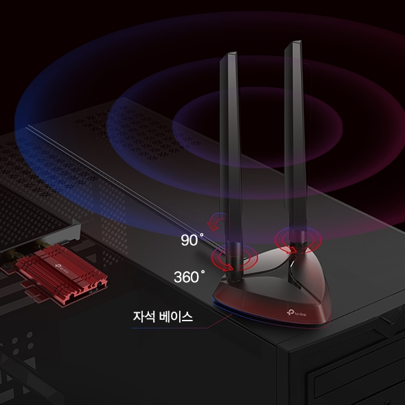 AXE5400 Wi-Fi 6E 블루투스 5.2 PCIe 랜카드 5