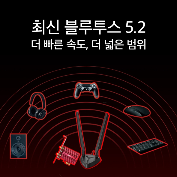 AXE5400 Wi-Fi 6E 블루투스 5.2 PCIe 랜카드 6