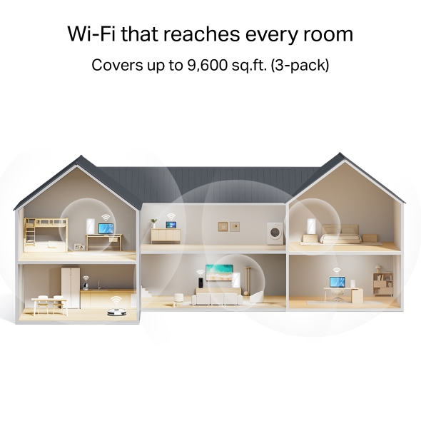 Deco 7 Pro BE16000 Quad-Band Wi-Fi 7 Mesh System 9